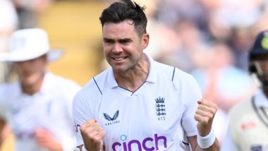 James Anderson’s Fifer Ends India’s Entertaining First Innings Effort at 411 on Day 2 of Fifth Test